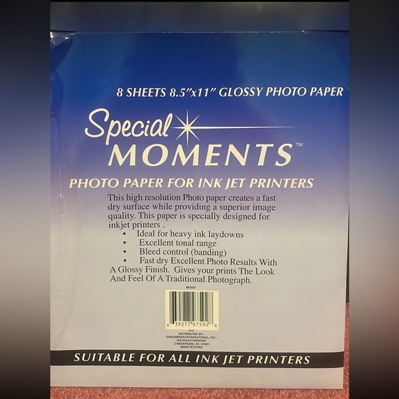 Glossy Photo Paper for Inkjet Printers - Picture 2 of 2